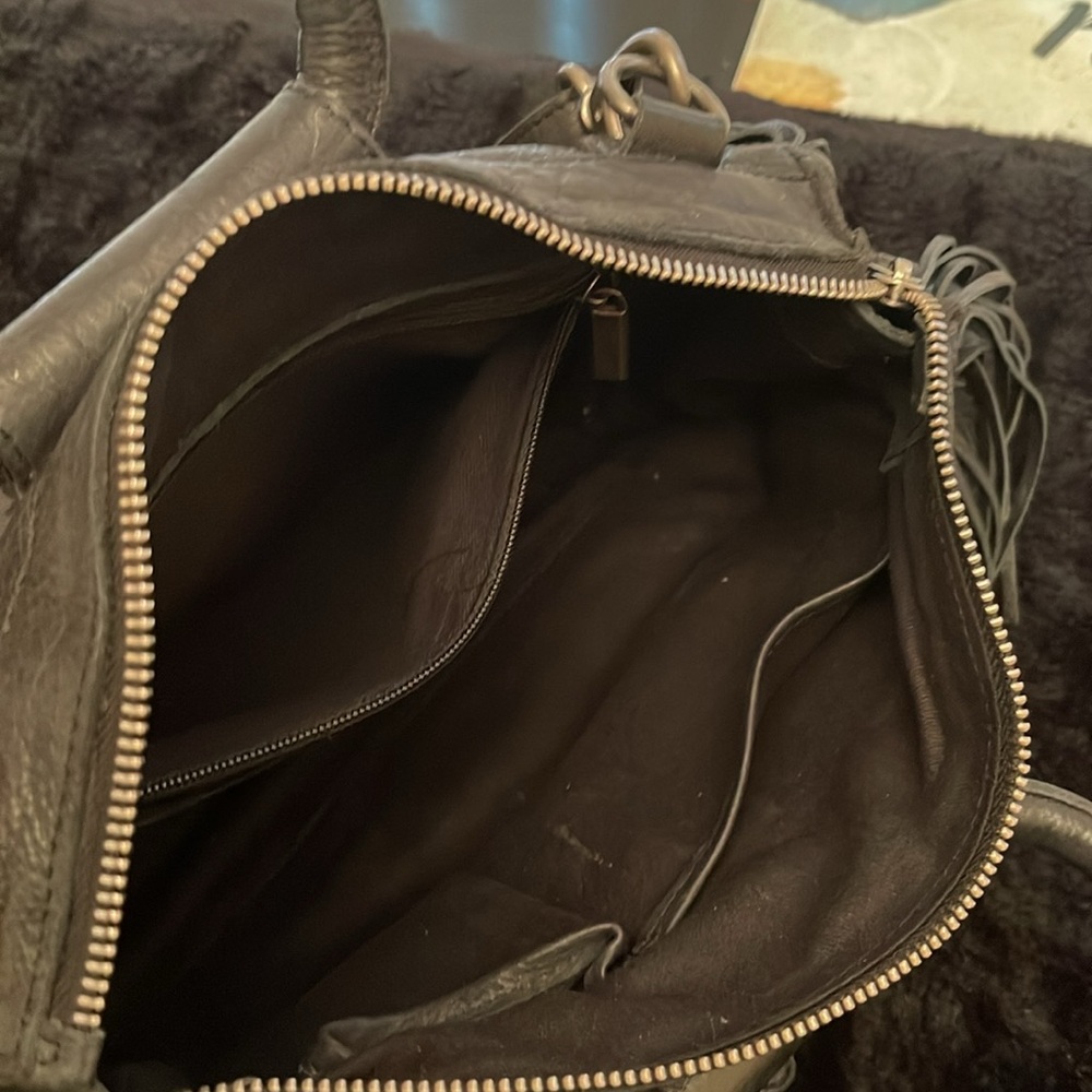 Black Leather Purse - Picture 3 of 8